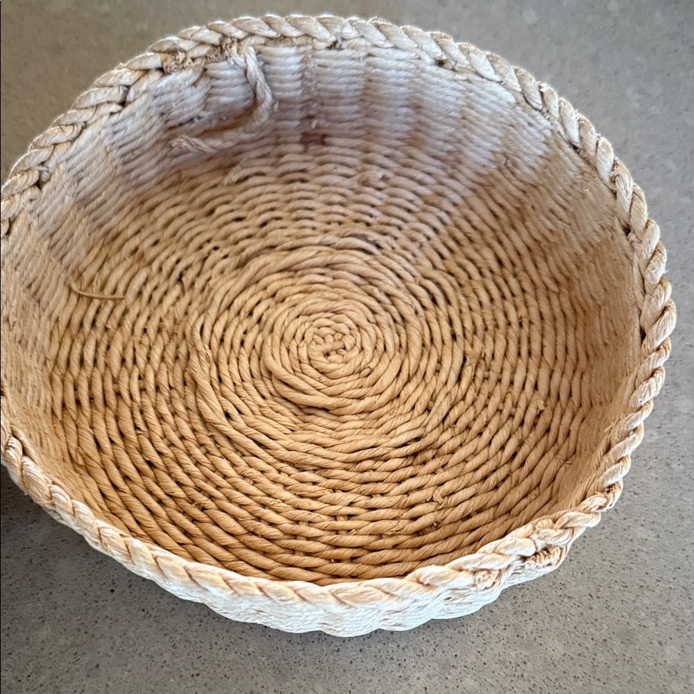 Natural Woven Rope Storage Basket - Picture 4 of 5